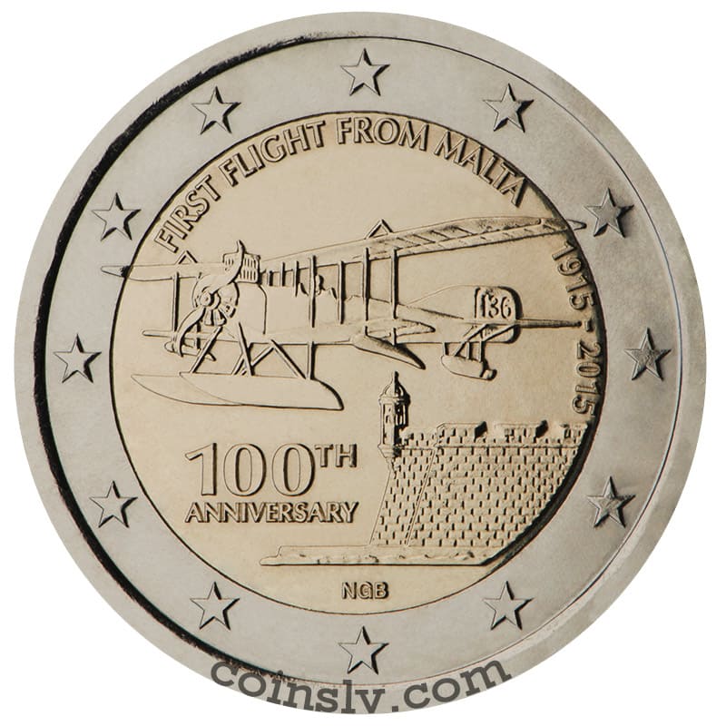 2 euro commemorative coins malta